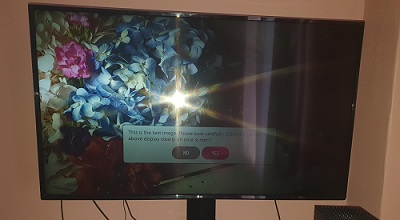 lg tv darker on one side