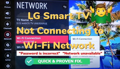 LG TV is not connecting to Wi-Fi