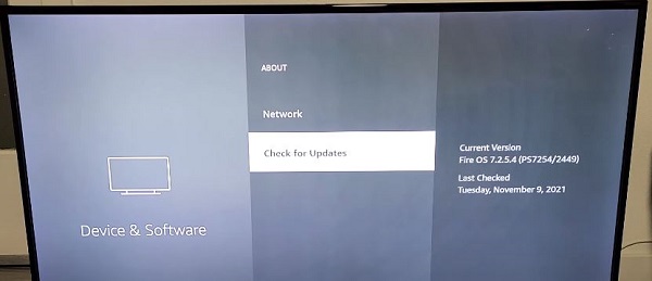 Check for updates on Insignia Fire TV