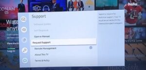 Samsung TV software update not available