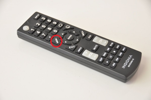 insignia tv remote menu button